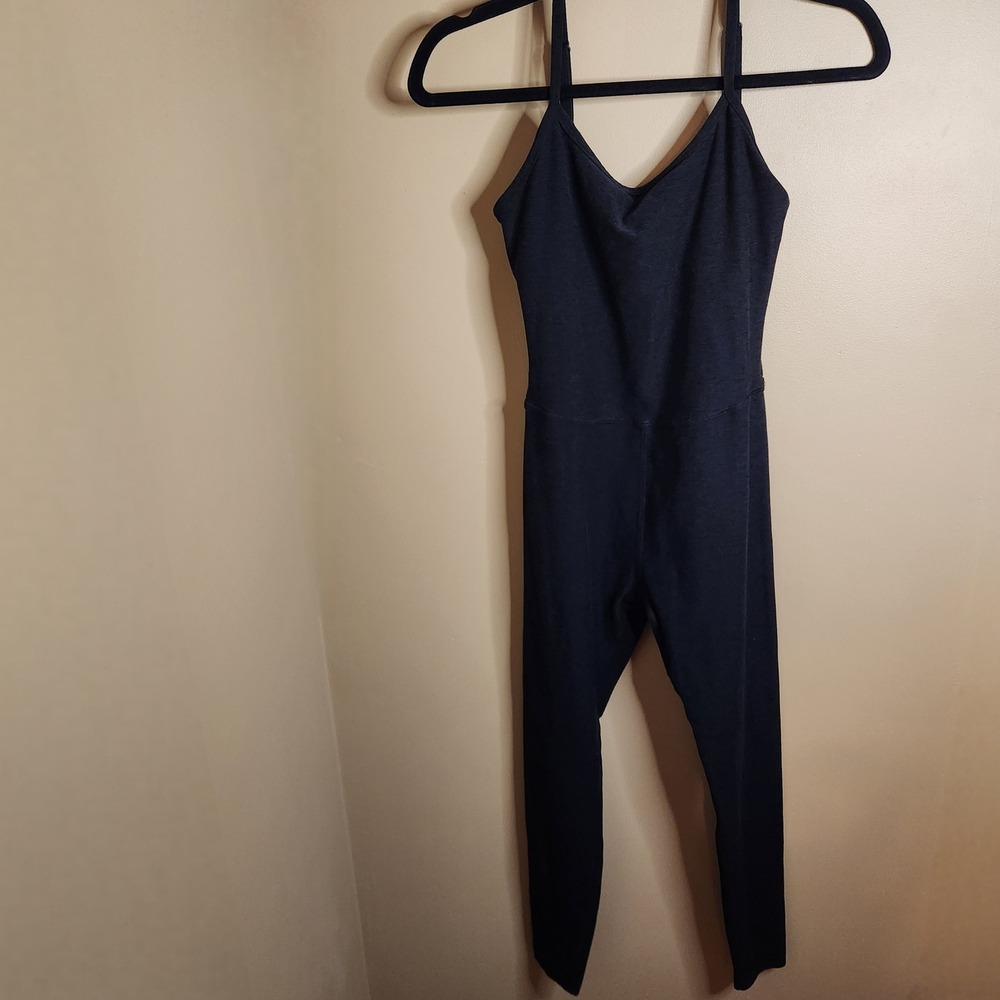 Beyond Yoga Spacedye Uplevel Midi Jumpsuit Black Size Small
